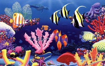 Fishe Aquarium Werke - Fisch Hintergrund Königreich andere unter~~POS=TRUNC
